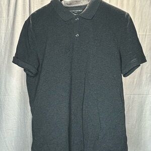 Banana Republic Men's Charcoal Polo Shirt